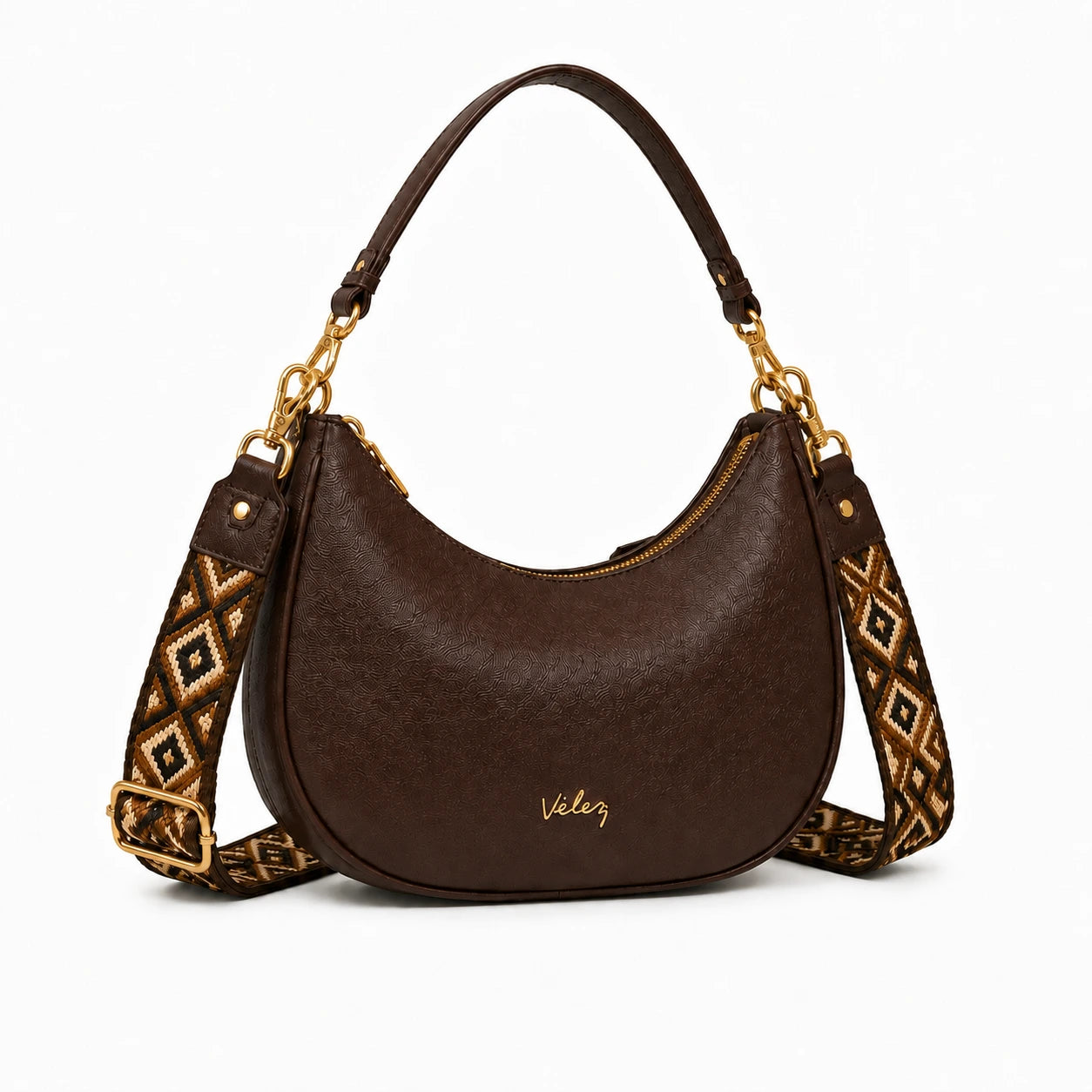 Bolso Vélez Luna de Cuero Legítimo - Lanzamiento Exclusivo Con 80% de Descuento🎁